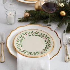 Lenox Holiday Salad Plate 13 Lenox Holiday Salad Plate -Lenox Shop 146504010 w12
