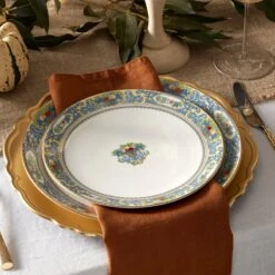 Lenox Autumn White 4-Piece Dinner Plate Set 13 Lenox Autumn White 4-Piece Dinner Plate Set -Lenox Shop 1893654 893655 894561 893812 LNP S23 FEA 3
