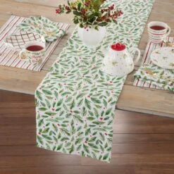 Lenox Bayberry Merry & Bright Reversible Table Runner -Lenox Shop 39 0 0 00523 4 95cc2acf 7136 42eb 9ec3 d95ef2d59df2