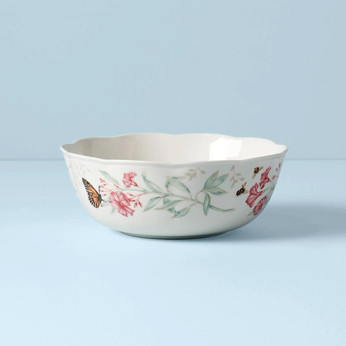 Lenox Butterfly Meadow Large Serving Bowl 4 Lenox Butterfly Meadow Large Serving Bowl - Image 2