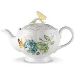 Lenox Butterfly Meadow Teapot 9 Lenox Butterfly Meadow Teapot -Lenox Shop 6083927 wHR ca5ff0c4 8071 43dd 87bb e6b28220d399