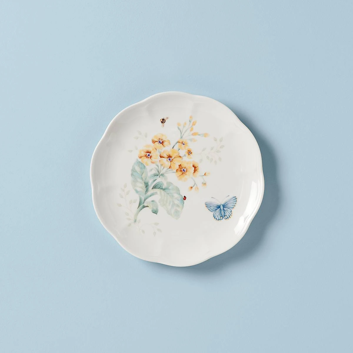 Lenox Butterfly Meadow Fritillary Accent Plate 3 Lenox Butterfly Meadow Fritillary Accent Plate