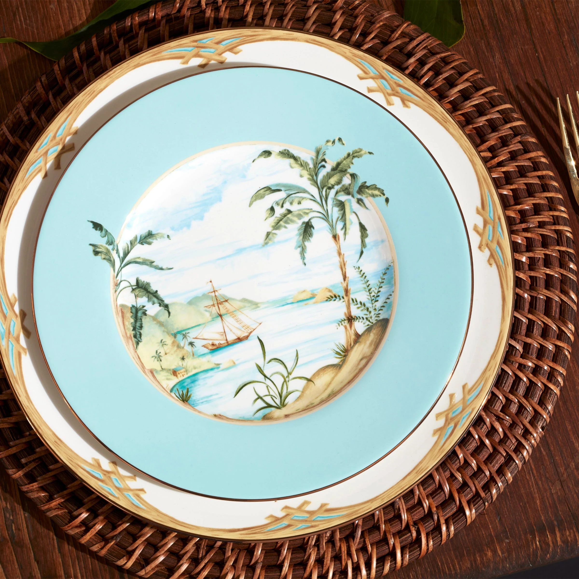 Lenox British Colonial Tradewind Accent Plate 5 Lenox British Colonial Tradewind Accent Plate - Image 3