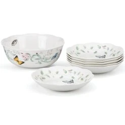 Lenox Butterfly Meadow 7-Piece Bowl Set 9 Lenox Butterfly Meadow 7-Piece Bowl Set -Lenox Shop 6437719 wHR 432f1f28 62bc 47ff 9d5b 9a65ac1f2be9