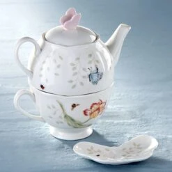 Lenox Butterfly Meadow 3-Piece Tea Set -Lenox Shop 6444723 w1 3652c7f5 3a88 47e3 a15c 1dc8daffd846