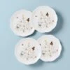 Lenox Butterfly Meadow Seasonal Dessert Plate, Set Of 4 -Lenox Shop 810136 CMYK