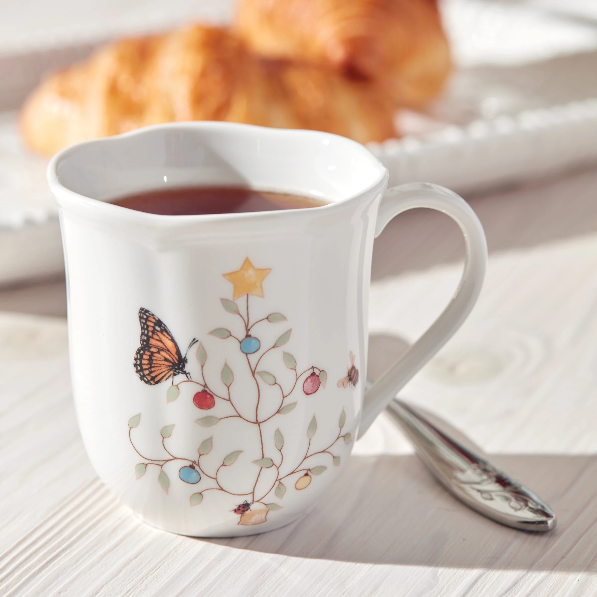 Lenox Butterfly Meadow Seasonal Mugs, S/4 6 Lenox Butterfly Meadow Seasonal Mugs, S/4 - Image 4