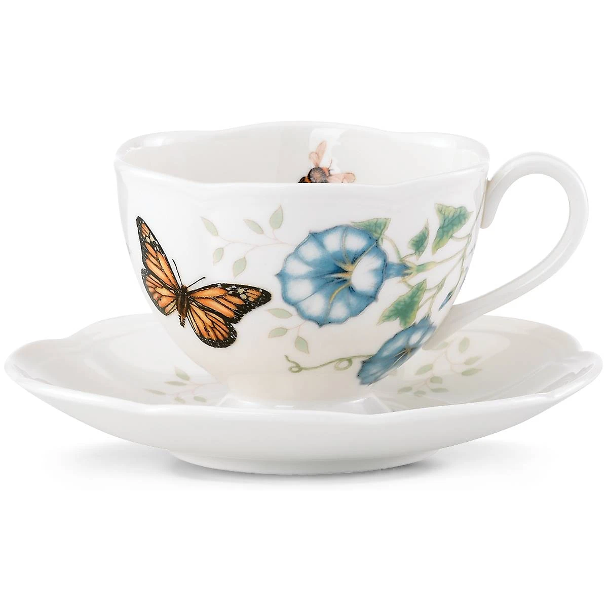 Lenox Butterfly Meadow Monarch Cup And Saucer 5 Lenox Butterfly Meadow Monarch Cup And Saucer - Image 3