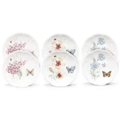 Lenox Butterfly Meadow 6-Piece Tidbit Plate Set -Lenox Shop 817046 wHR 11e5d6cc 3dd0 4ee9 b197 7a0e108511be