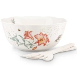 Lenox Butterfly Meadow Salad Bowl & Servers 9 Lenox Butterfly Meadow Salad Bowl & Servers -Lenox Shop 820581 wHR 61f96895 b8ac 4151 9ea0 f25f302eb6ff