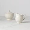 Lenox French Perle White Sugar & Creamer -Lenox Shop 822944 w10