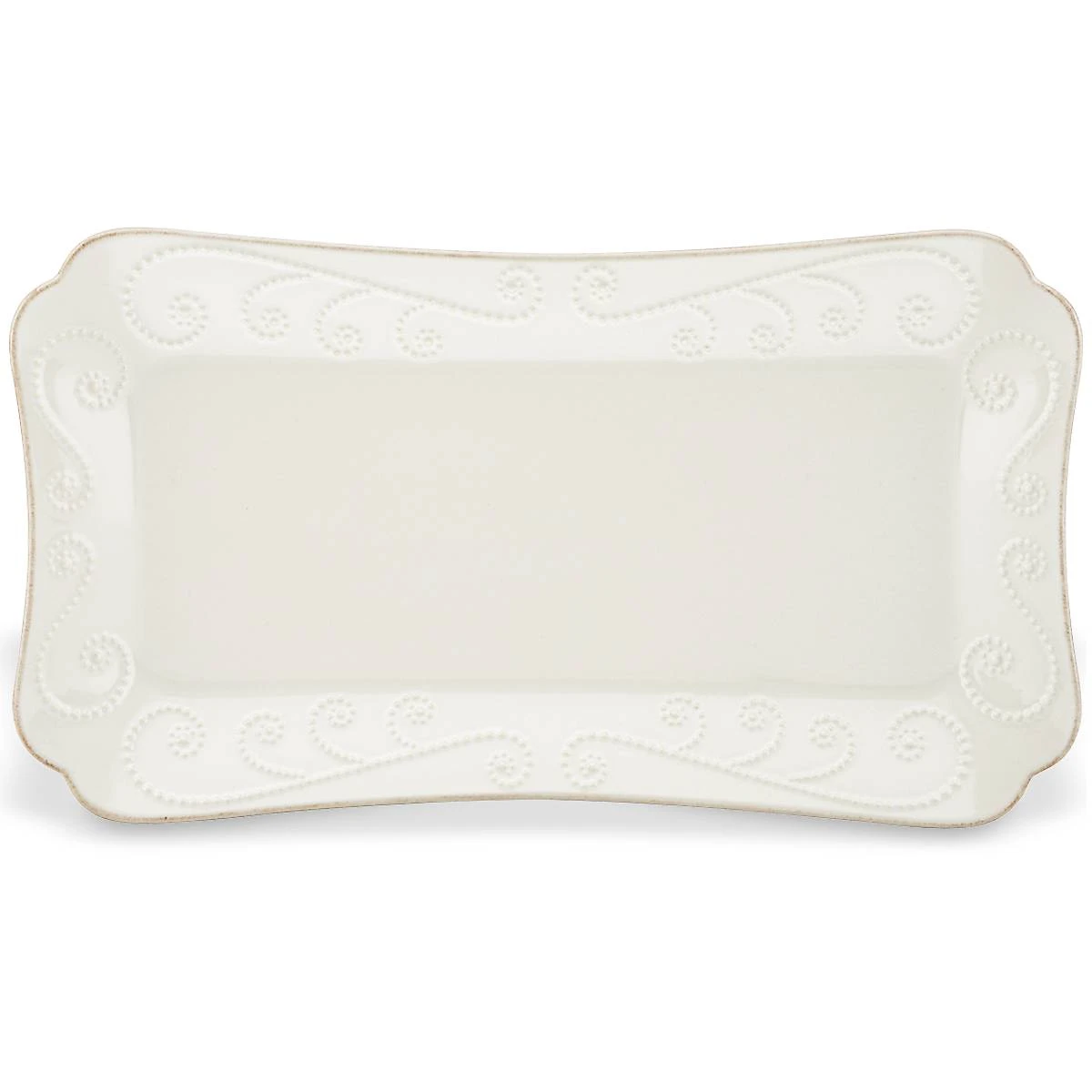 Lenox French Perle White Hors D'oeuvres Tray 4 Lenox French Perle White Hors D'oeuvres Tray - Image 2