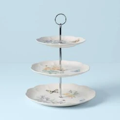 Lenox Butterfly Meadow 3-Tiered Server