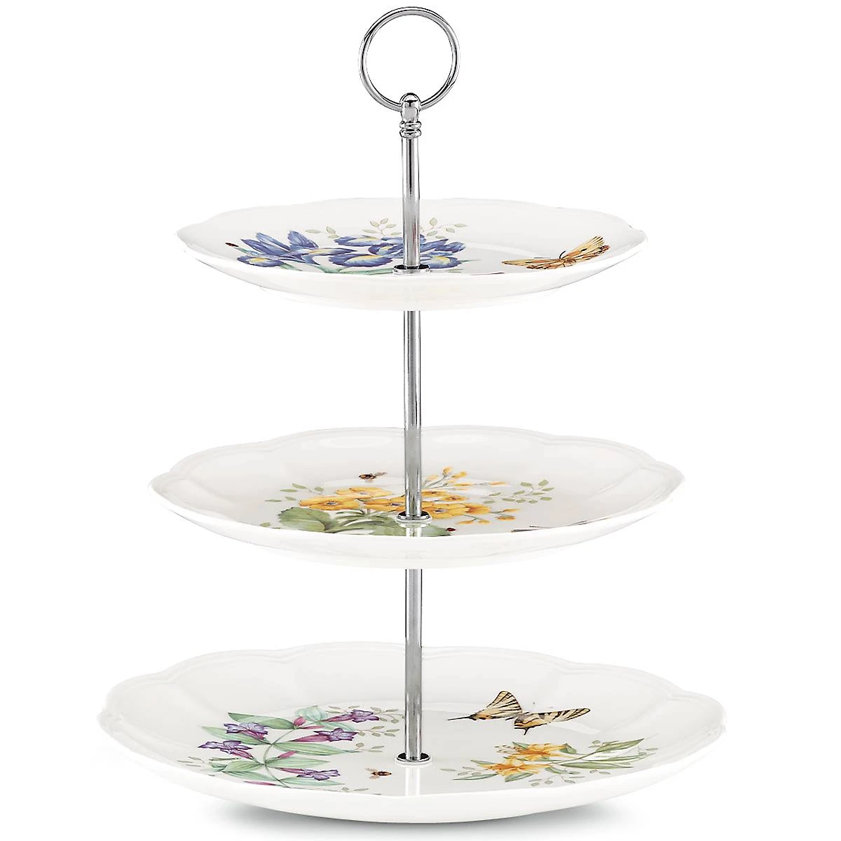 Lenox Butterfly Meadow 3-Tiered Server 4 Lenox Butterfly Meadow 3-Tiered Server - Image 2