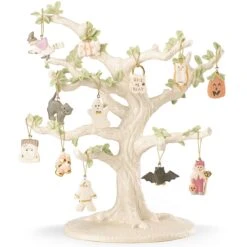 Lenox Trick Or Treat 12-Piece Ornament & Tree Set -Lenox Shop 828081 wHR