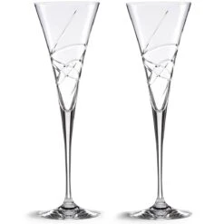 Lenox Adorn Crystal 2-Piece Toasting Flute Set