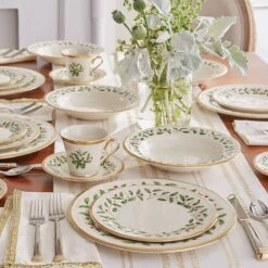 Lenox Holiday Dinner Plate Set, Buy 3 Get 6 -Lenox Shop 835217 w1 4cde78b9 e2a5 46e8 b6f1 c8e973d693db