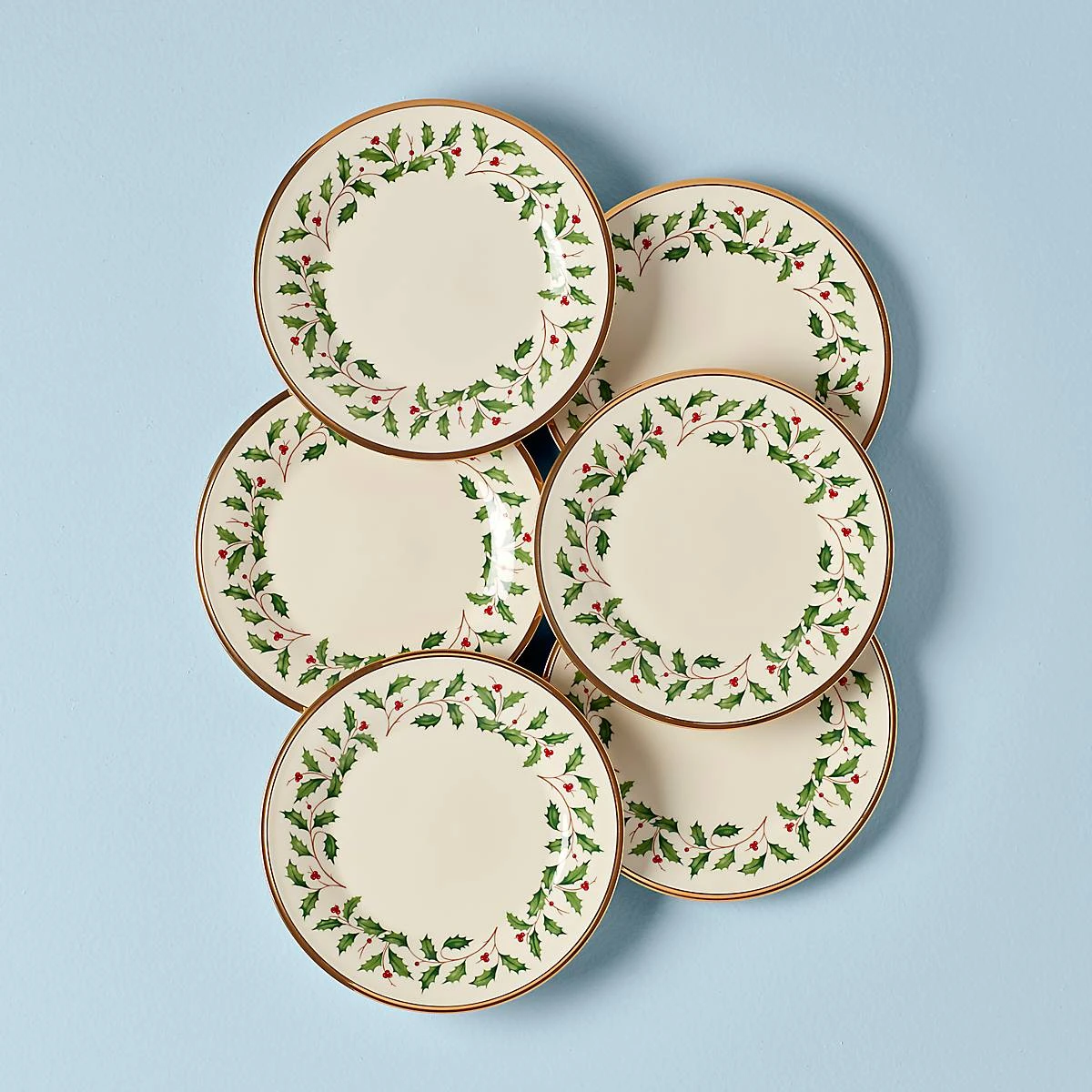 Lenox Holiday Salad Plate Set, Buy 3 Get 6 3 Lenox Holiday Salad Plate Set, Buy 3 Get 6