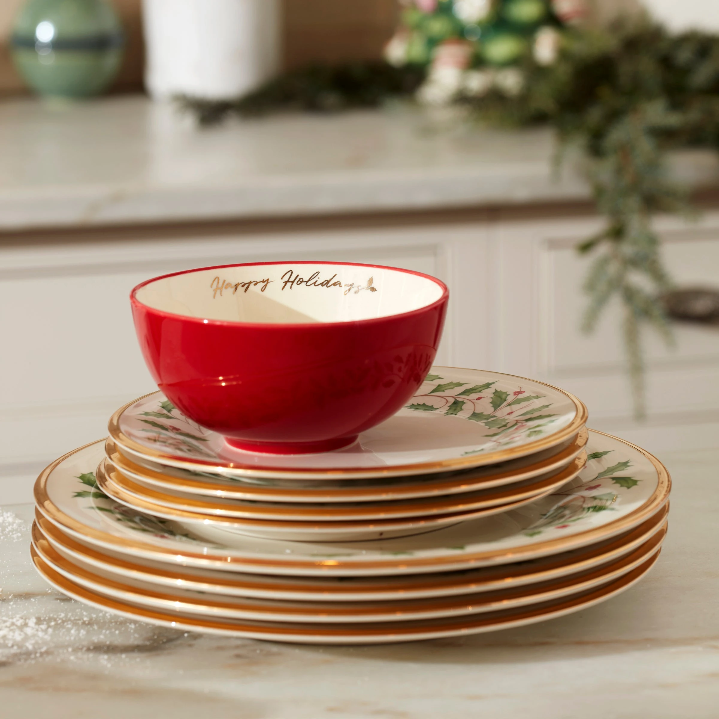 Lenox Holiday Salad Plate Set, Buy 3 Get 6 8 Lenox Holiday Salad Plate Set, Buy 3 Get 6 - Image 6
