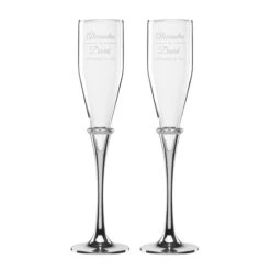 Lenox Devotion 2-pc Toasting Flute Set