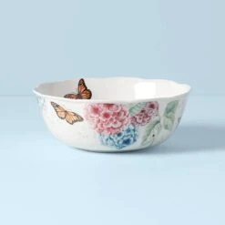 Lenox Butterfly Meadow Hydrangea Large Serve Bowl