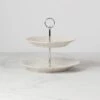 Lenox French Perle White 2-Tiered Server -Lenox Shop 844453 w10
