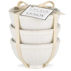Lenox French Perle Groove 3-Piece Mini Bowl Set -Lenox Shop 858037 wHR d28a4c56 4881 4a8f 821d aea0f3c23af9