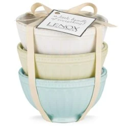 Lenox French Perle Groove 3-Piece Mini Bowl Set -Lenox Shop 858038 wHR afeb50c0 e088 4b08 838a a67429f35ddc