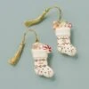 Lenox Forever Friends Stocking 2-Piece Ornament Set -Lenox Shop 868046 w10