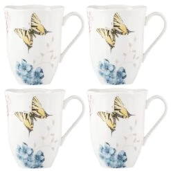 Lenox Butterfly Meadow Hydrangea 4-Piece Mug Set 7 Lenox Butterfly Meadow Hydrangea 4-Piece Mug Set -Lenox Shop 869578 wHR c89837a1 0054 4239 947a 6c8e5fc35125