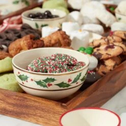 Lenox Holiday Mini Luna 8-Piece Nesting Dinnerware Set -Lenox Shop 870002 894180 893495 LHOL 22 2