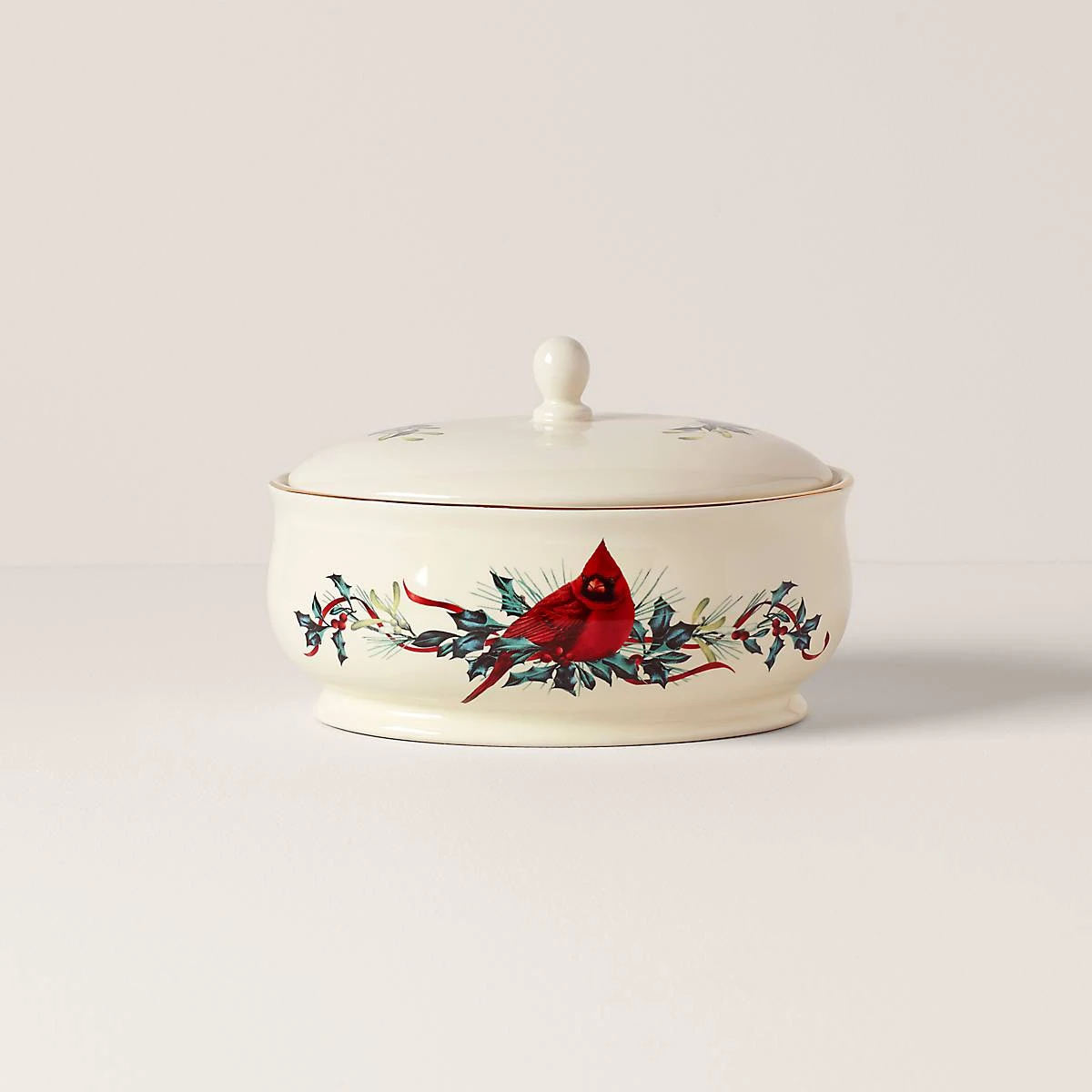 Lenox Winter Greetings Covered Dish 3 Lenox Winter Greetings Covered Dish