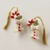Lenox Forever Friends Candy Cane 2-Piece Ornament Set -Lenox Shop 876599 w10