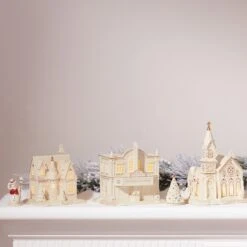 Lenox Mistletoe Park Light-Up 3-Piece Starter Set -Lenox Shop 879281 838409 879280 LHOL 19 FEA 2