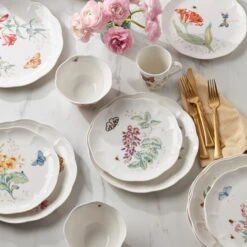 Lenox Butterfly Meadow Monarch 24-Piece Dinnerware Set -Lenox Shop 883090 LNP F23 FEA
