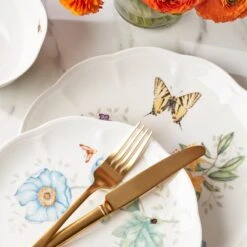 Lenox Butterfly Meadow Monarch 24-Piece Dinnerware Set -Lenox Shop 883090 LNP F23 FEA MACYS 2