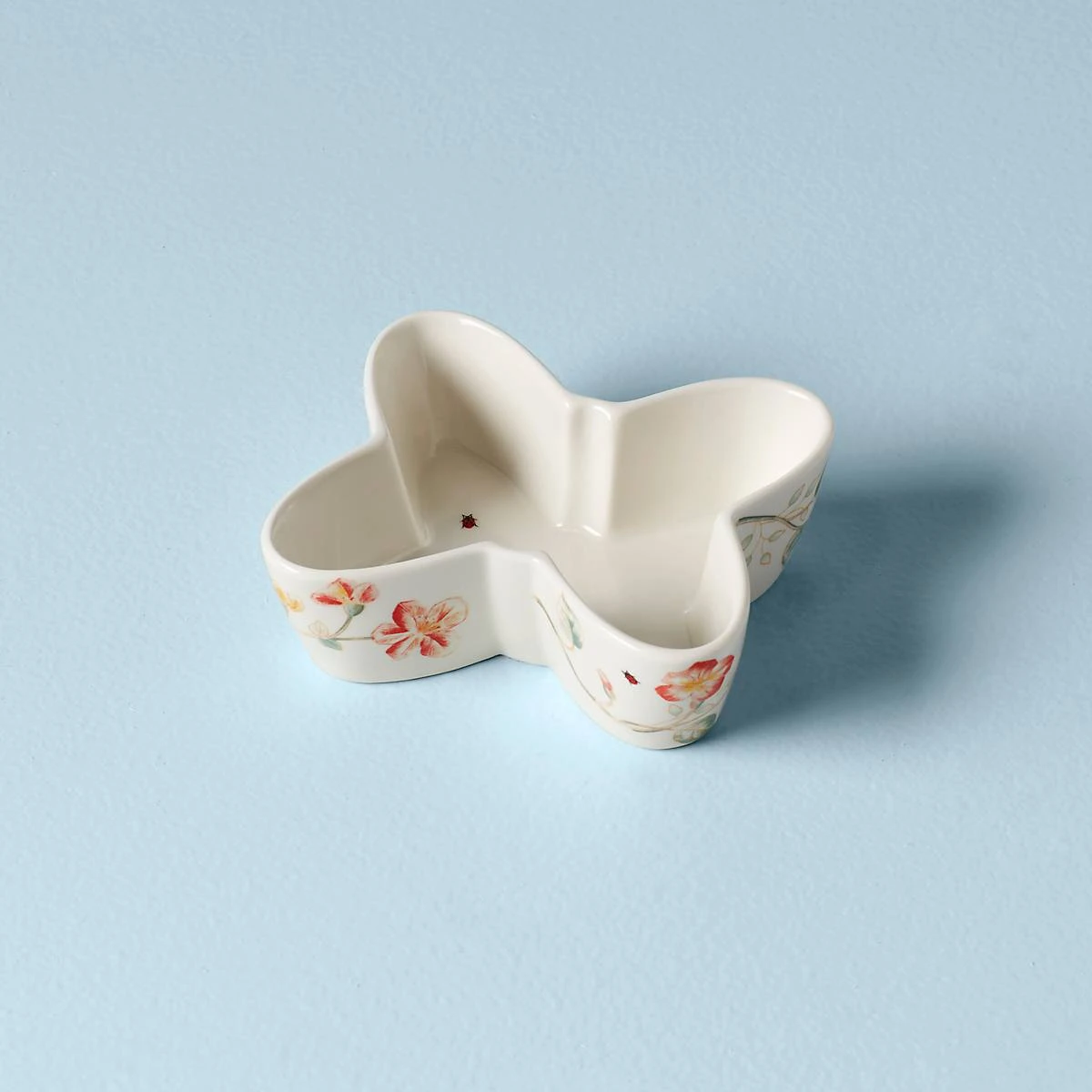 Lenox Butterfly Meadow Butterfly-Shaped Bowl 3 Lenox Butterfly Meadow Butterfly-Shaped Bowl