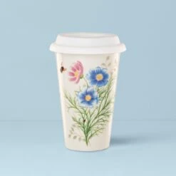 Lenox Butterfly Meadow Flutter Thermal Travel Mug