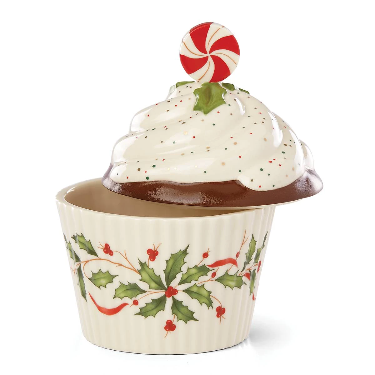Lenox Hosting The Holidays Bakeshop Cupcake Candy Dish 6 Lenox Hosting The Holidays Bakeshop Cupcake Candy Dish - Image 4