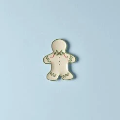 Lenox Holiday Gingerbread Man Accent Plate