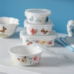 Lenox Butterfly Meadow Rectangle Food Storage Container -Lenox Shop 888262 w11