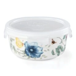 Lenox Butterfly Meadow Small Round Food Container -Lenox Shop 888263 wHR
