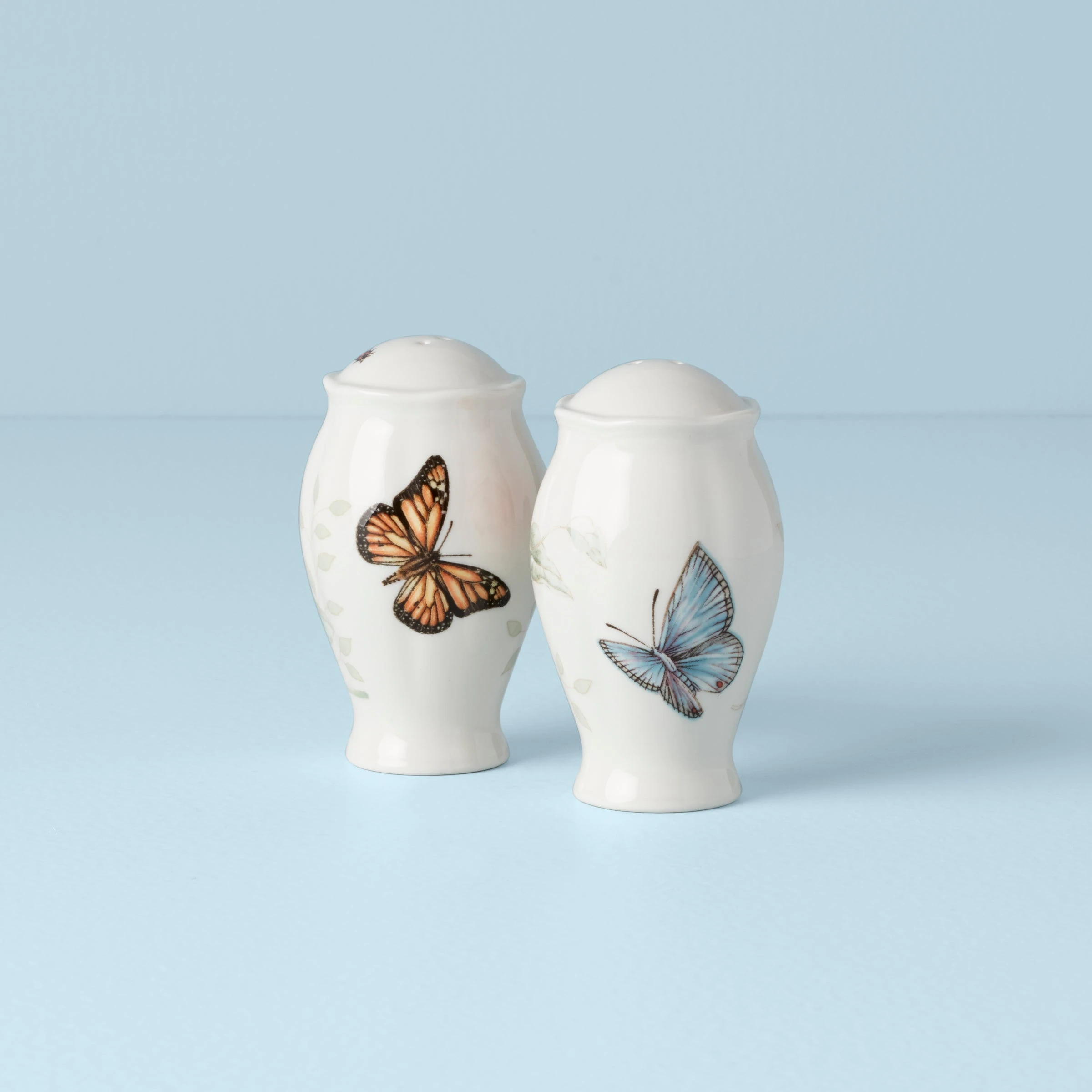 Lenox Butterfly Meadow Salt & Pepper Shakers 3 Lenox Butterfly Meadow Salt & Pepper Shakers