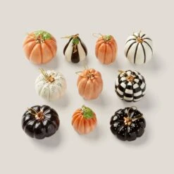 Lenox Mini Pumpkin 10-Piece Ornament & Tree Set -Lenox Shop 889140 w10 37353d2c 7f88 4785 a0c9 cfbb85abb86b