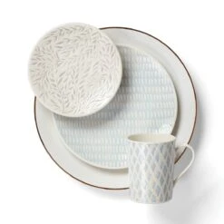 Lenox Textured Neutrals 4-piece Accent Plate Set -Lenox Shop 890114 w2