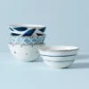 Lenox Blue Bay 4-Piece Dessert Bowl Set -Lenox Shop 890196 w10