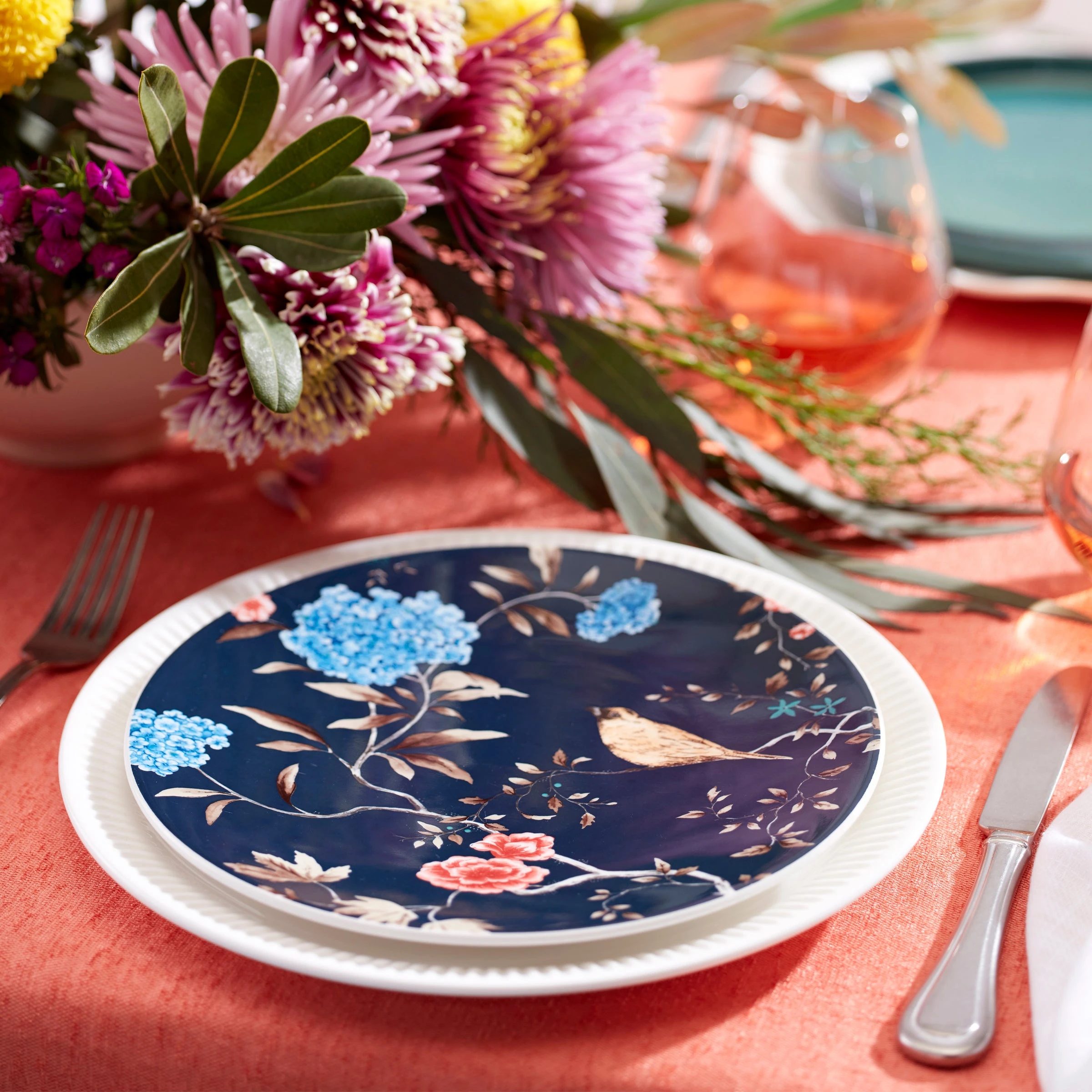 Lenox Sprig & Vine Set Of 4 Accent Plates 6 Lenox Sprig & Vine Set Of 4 Accent Plates - Image 4