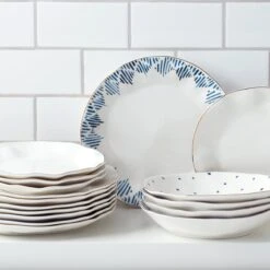 Lenox Blue Bay 4-Piece Dinner Plate Set -Lenox Shop 890198 w11