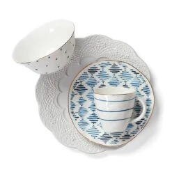 Lenox Blue Bay 4-Piece Dessert Mug Set -Lenox Shop 890204 w2