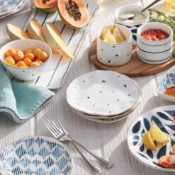 Lenox Blue Bay 4-Piece Tidbit Plate Set -Lenox Shop 890210 w11